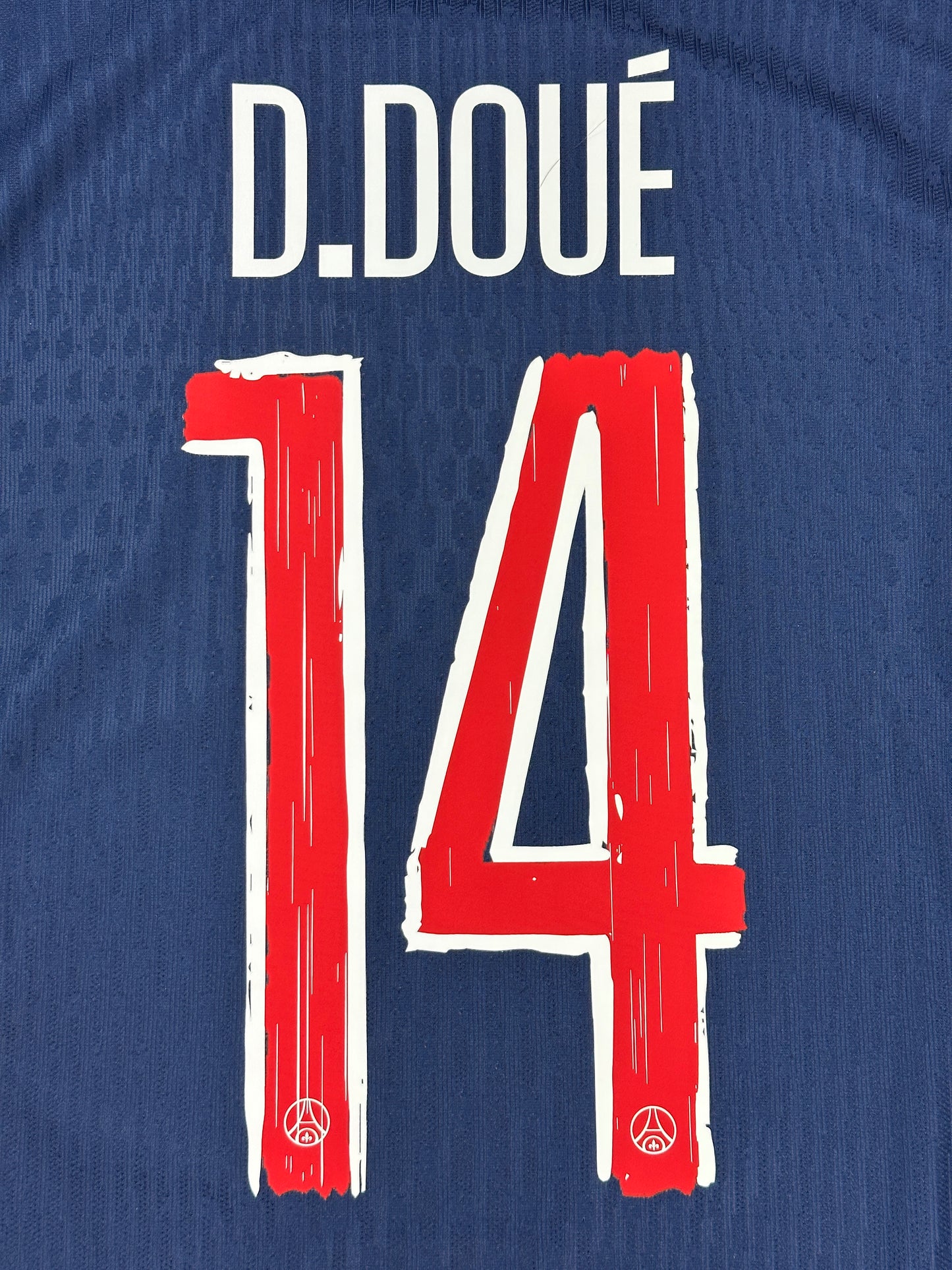 PSG 2024/25 Doue Home Jersey (Player Version)