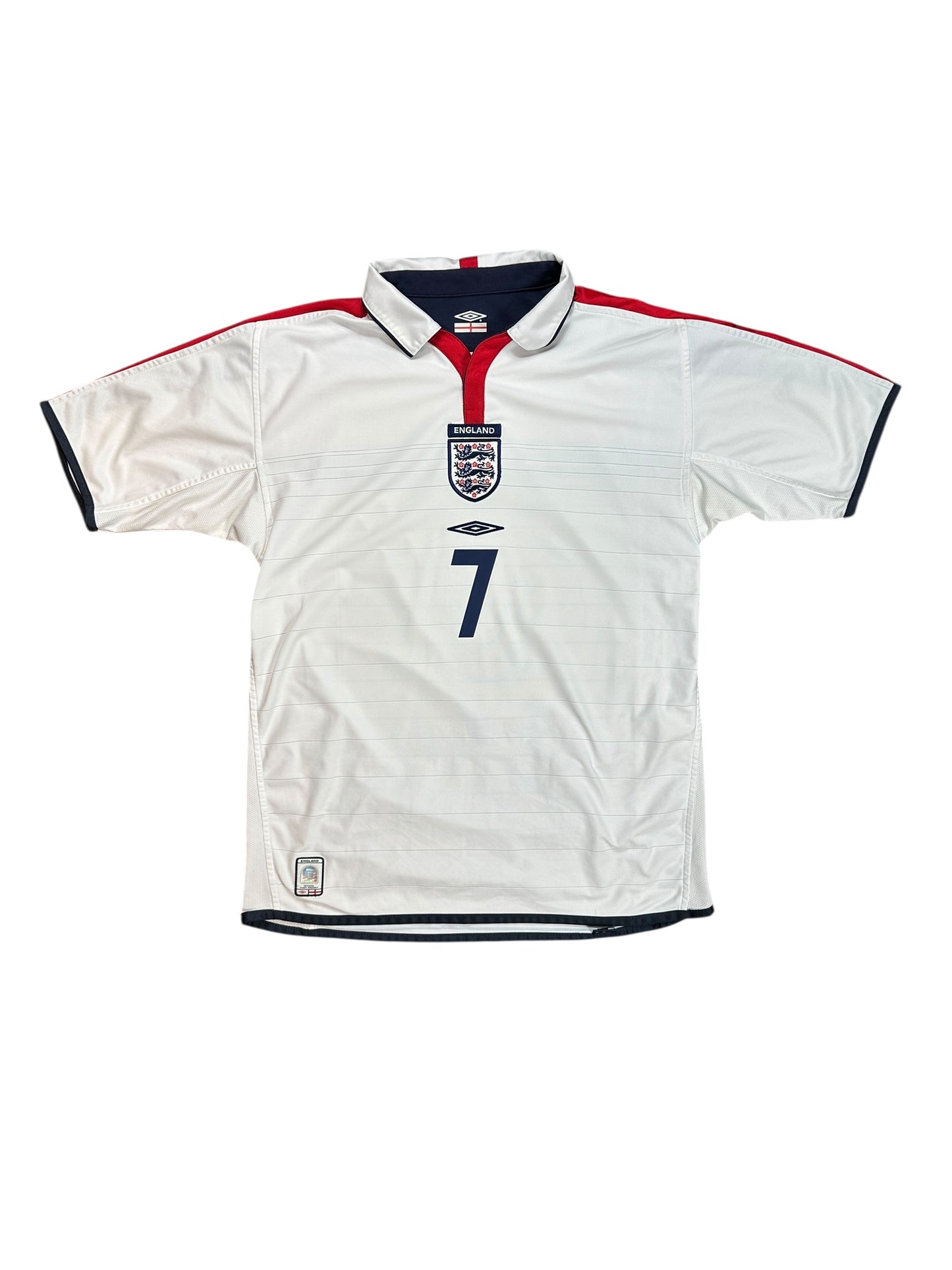 England 2004 Beckham Home Jersey