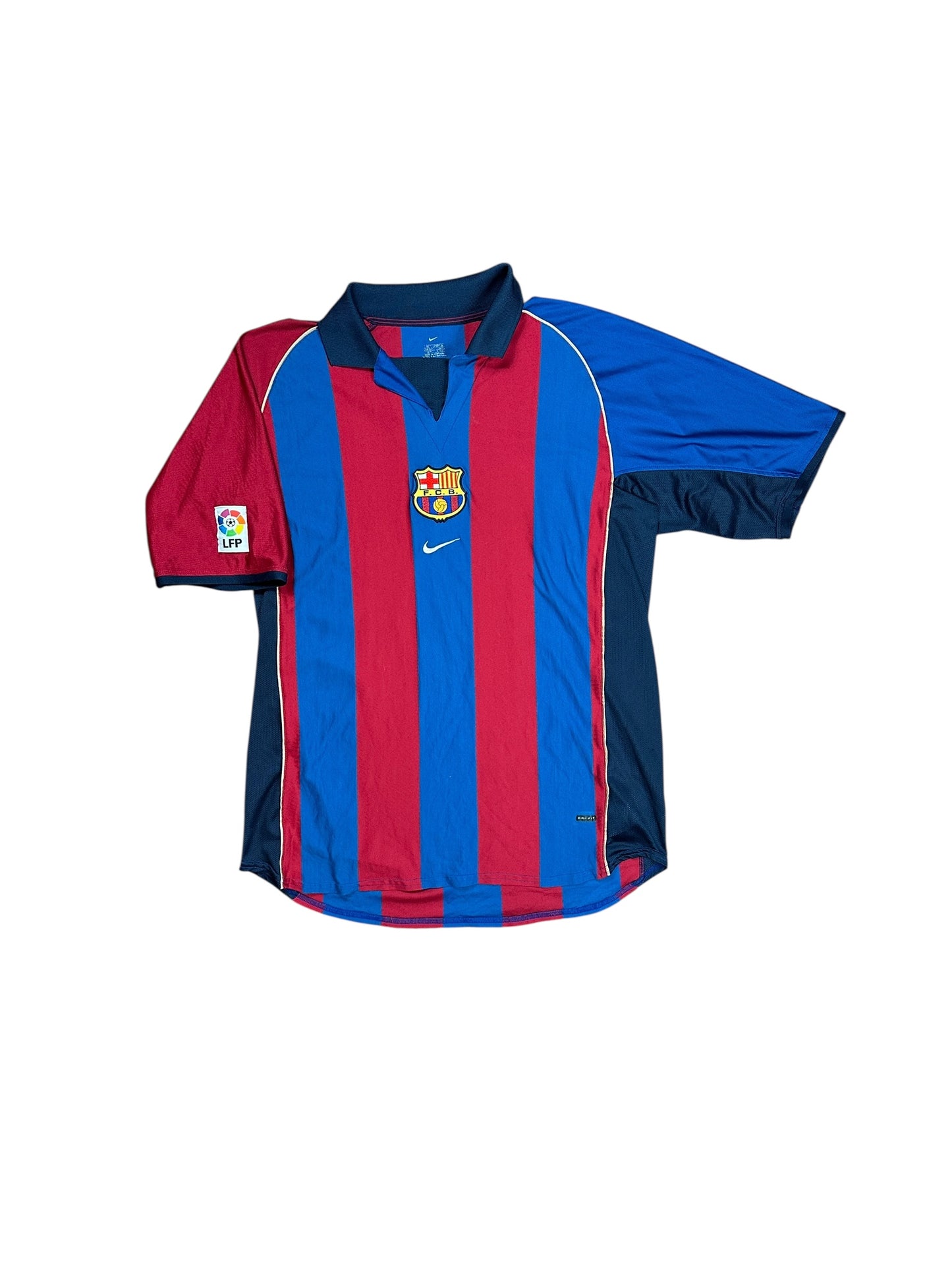 Barcelona 2001/02 Rivaldo Home Jersey