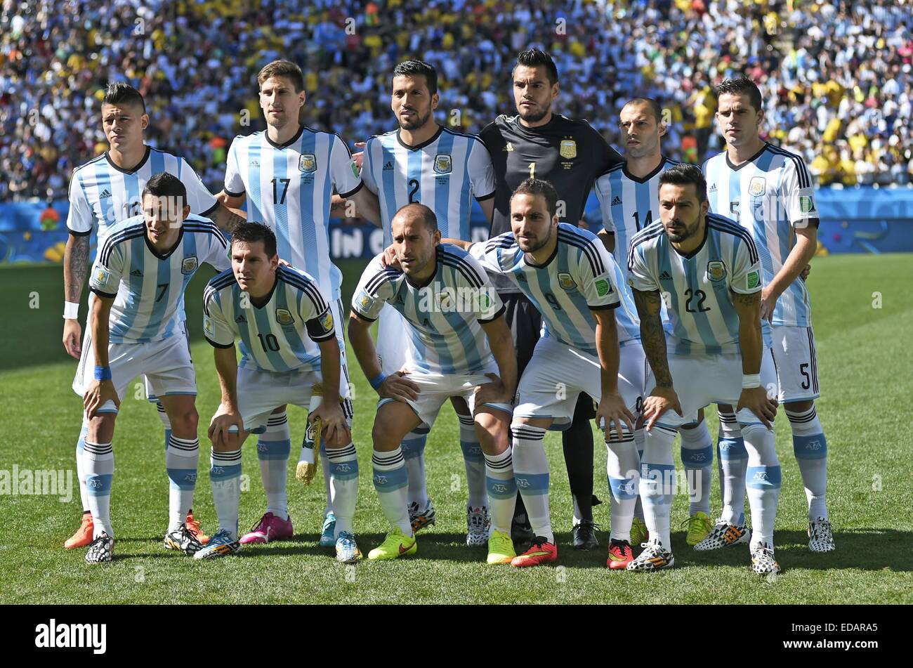 Argentina 2014 Home Jersey (Basic Version)