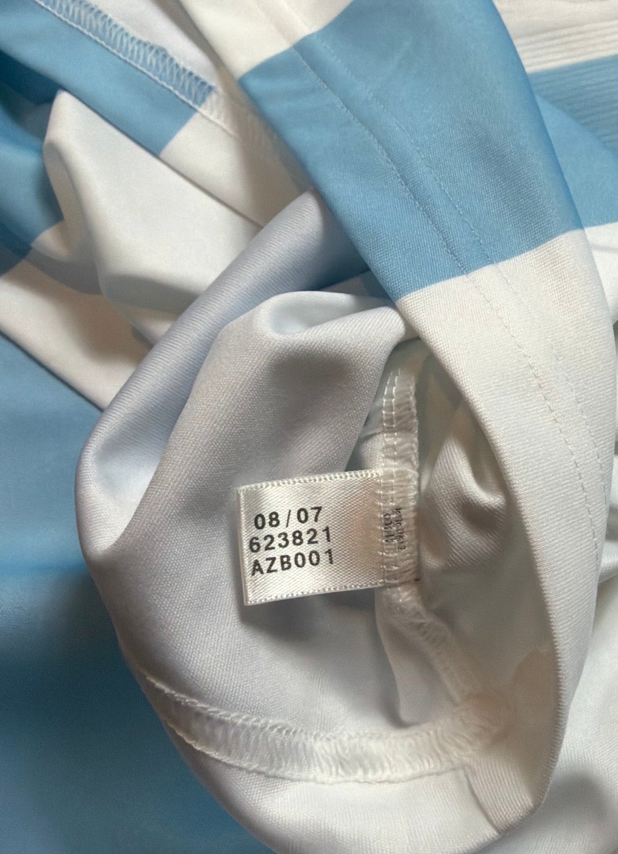 Argentina 2008 Messi Home Jersey