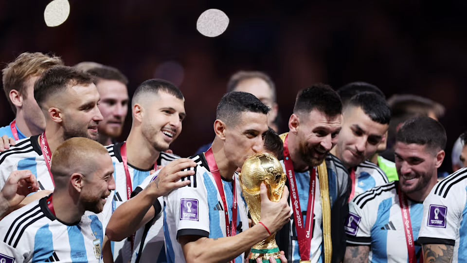 Argentina 2022 Di Maria Home Jersey