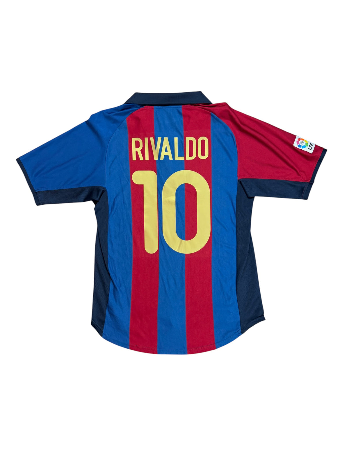 Barcelona 2001/02 Rivaldo Home Jersey