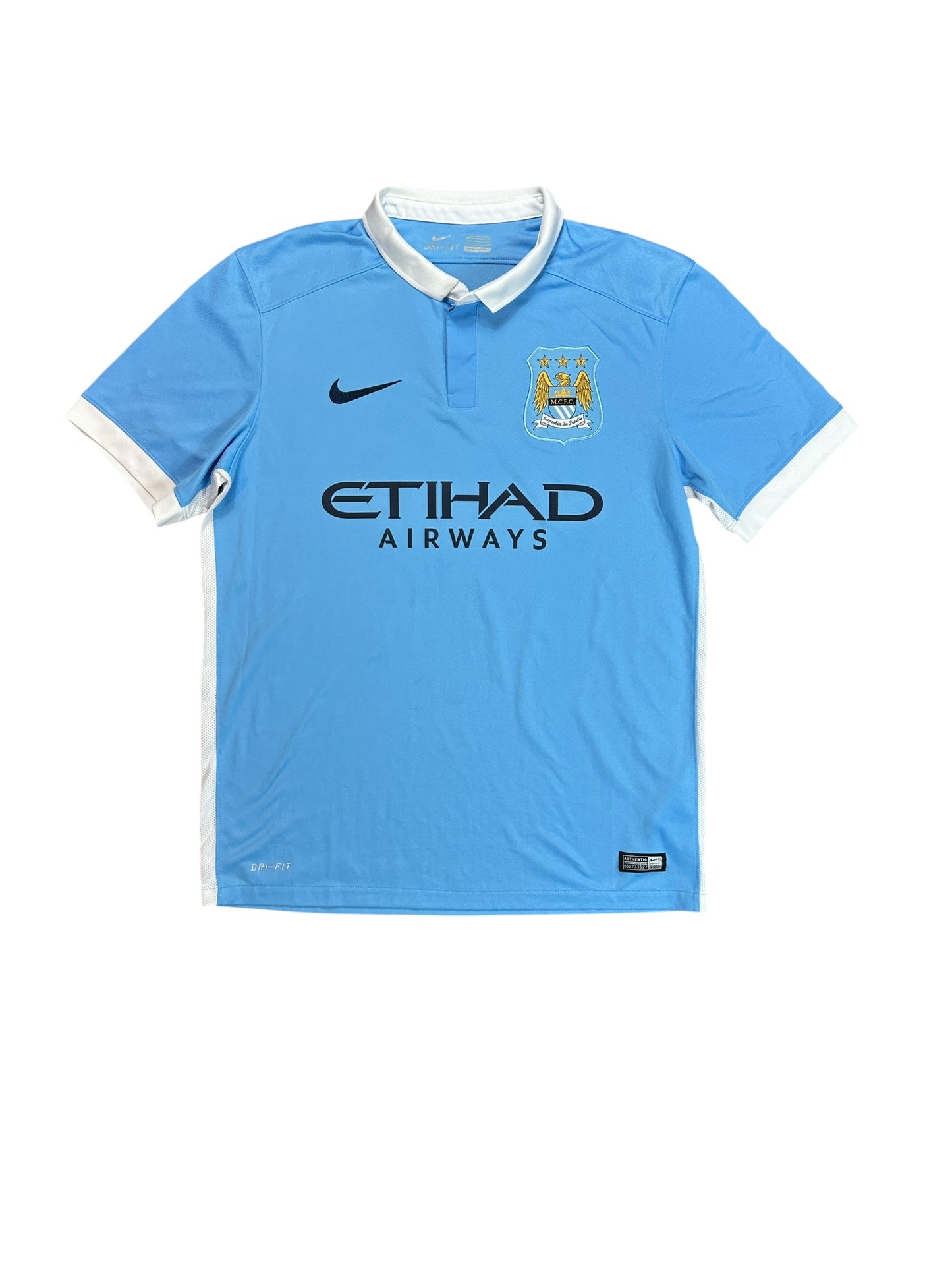Manchester City 2015/16 Aguero Home Jersey