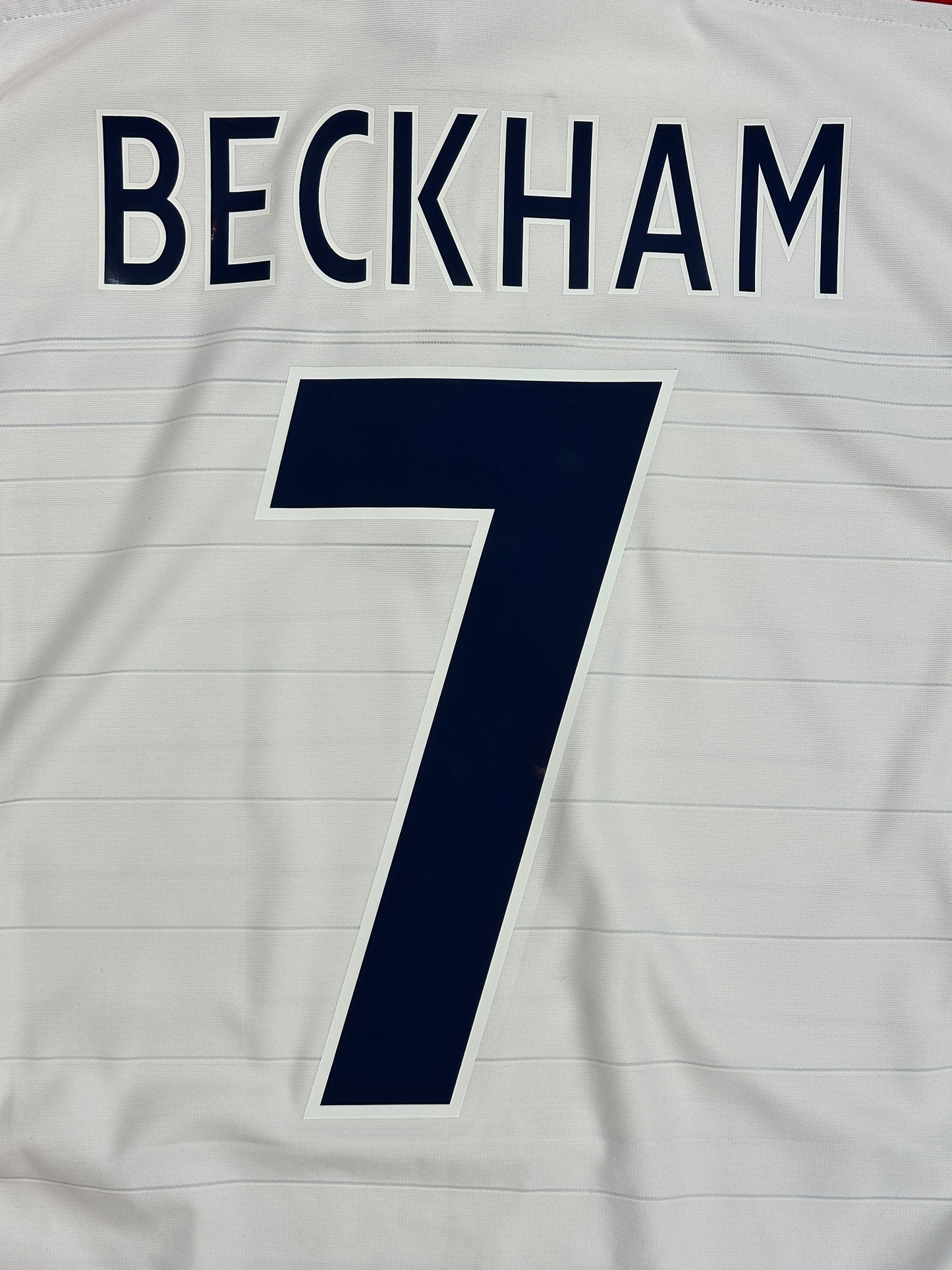 England 2004 Beckham Home Jersey
