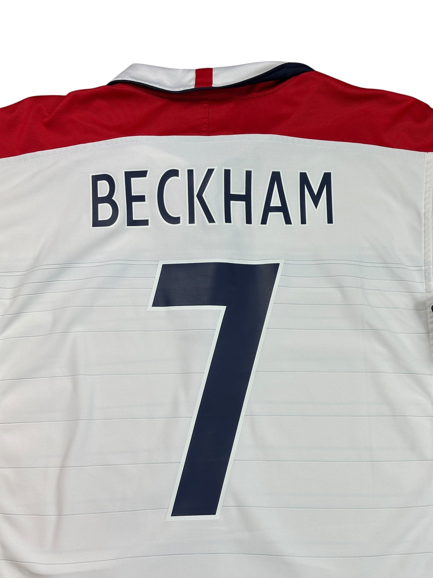 England 2003/05 Beckham Long Sleeve Home Jersey