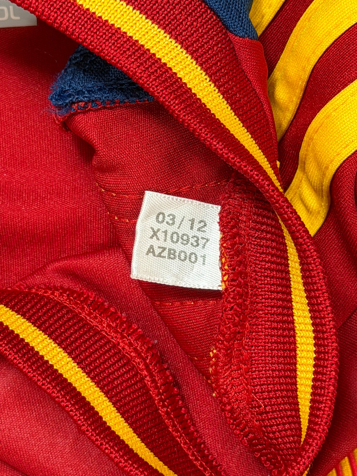 Spain 2012 Iniesta Home Jersey