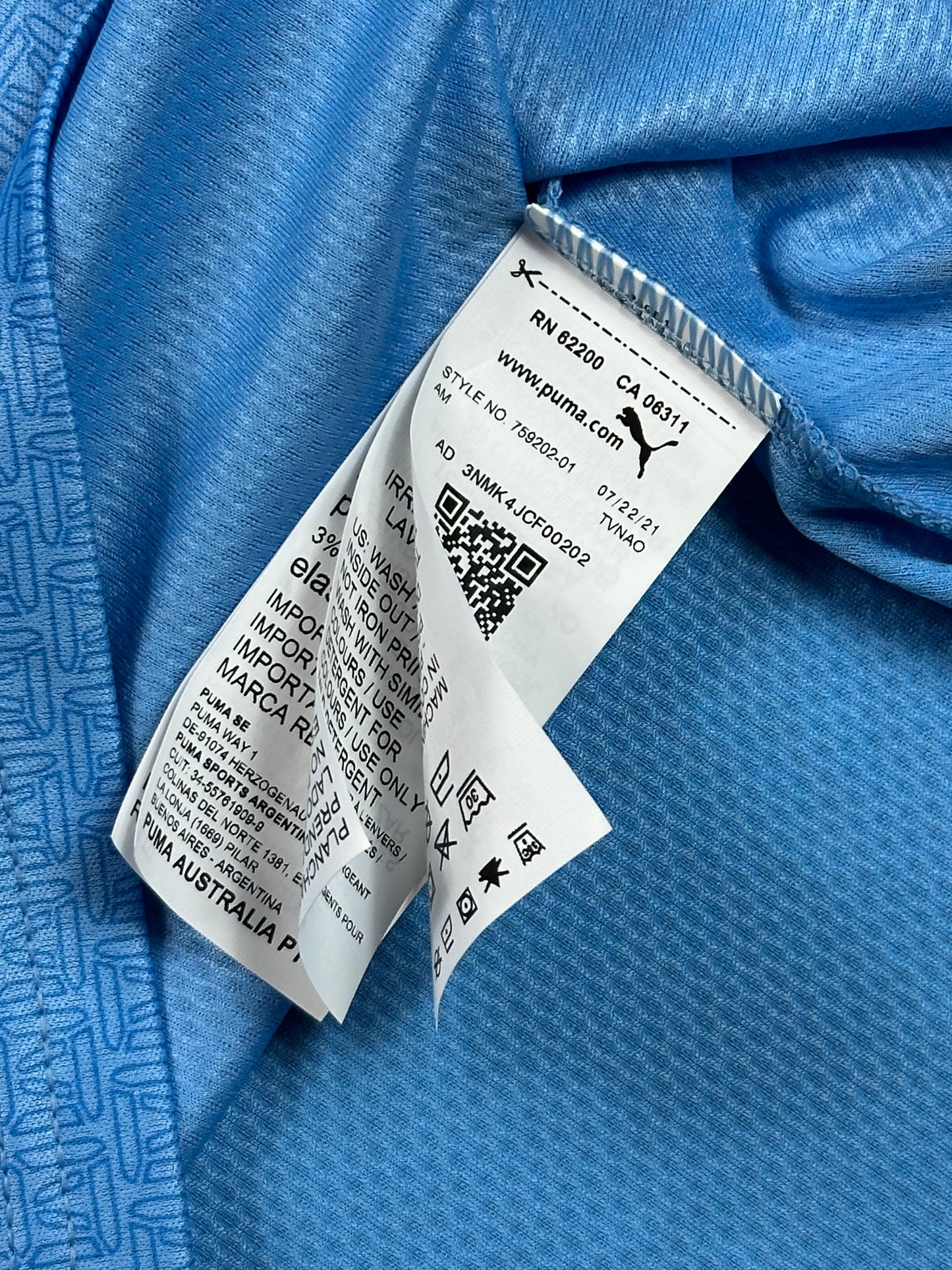 Manchester City 2021/2022 Home Jersey