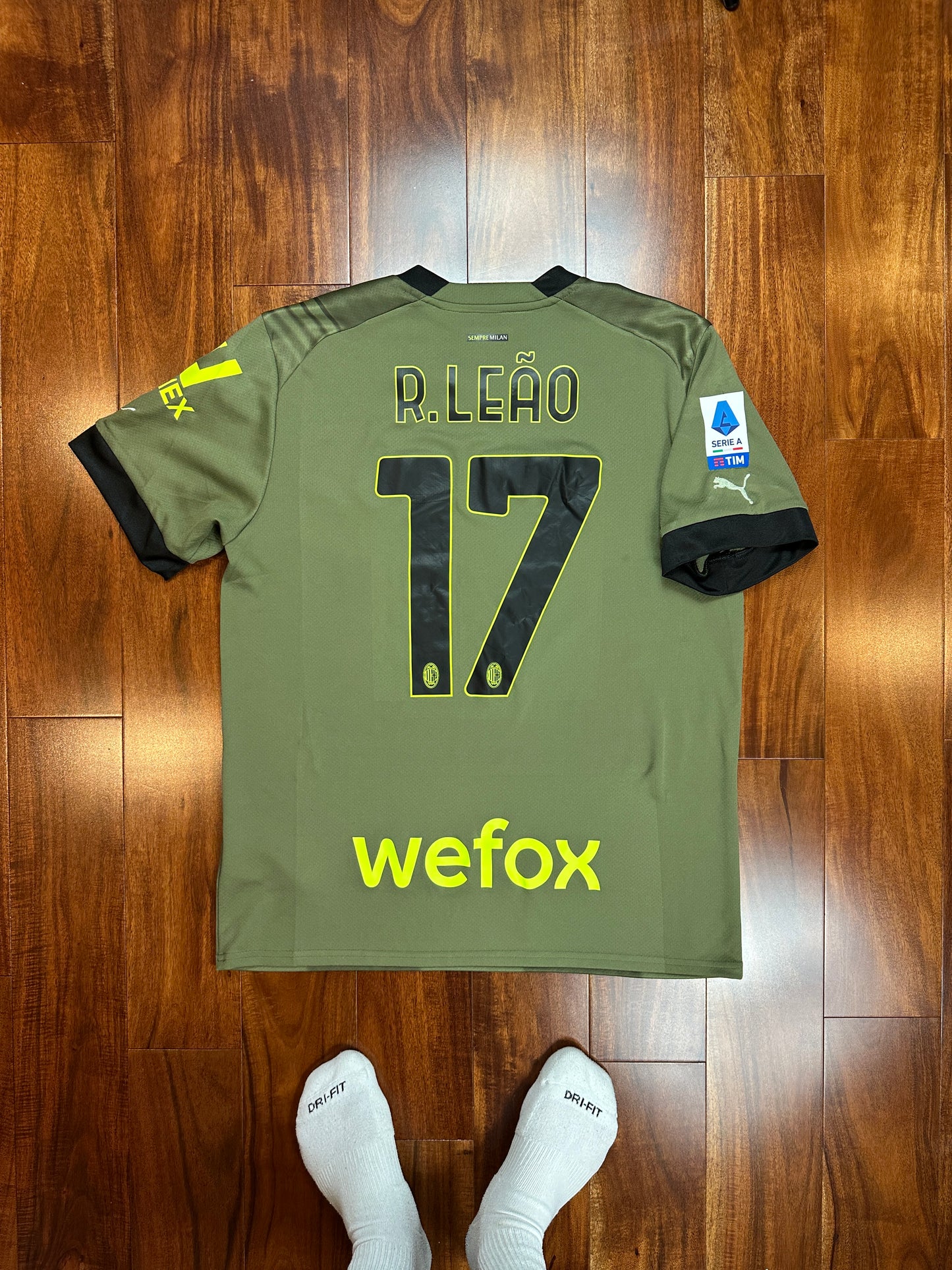 Ac Milan 2022/23 Rafael Leao Third Jersey