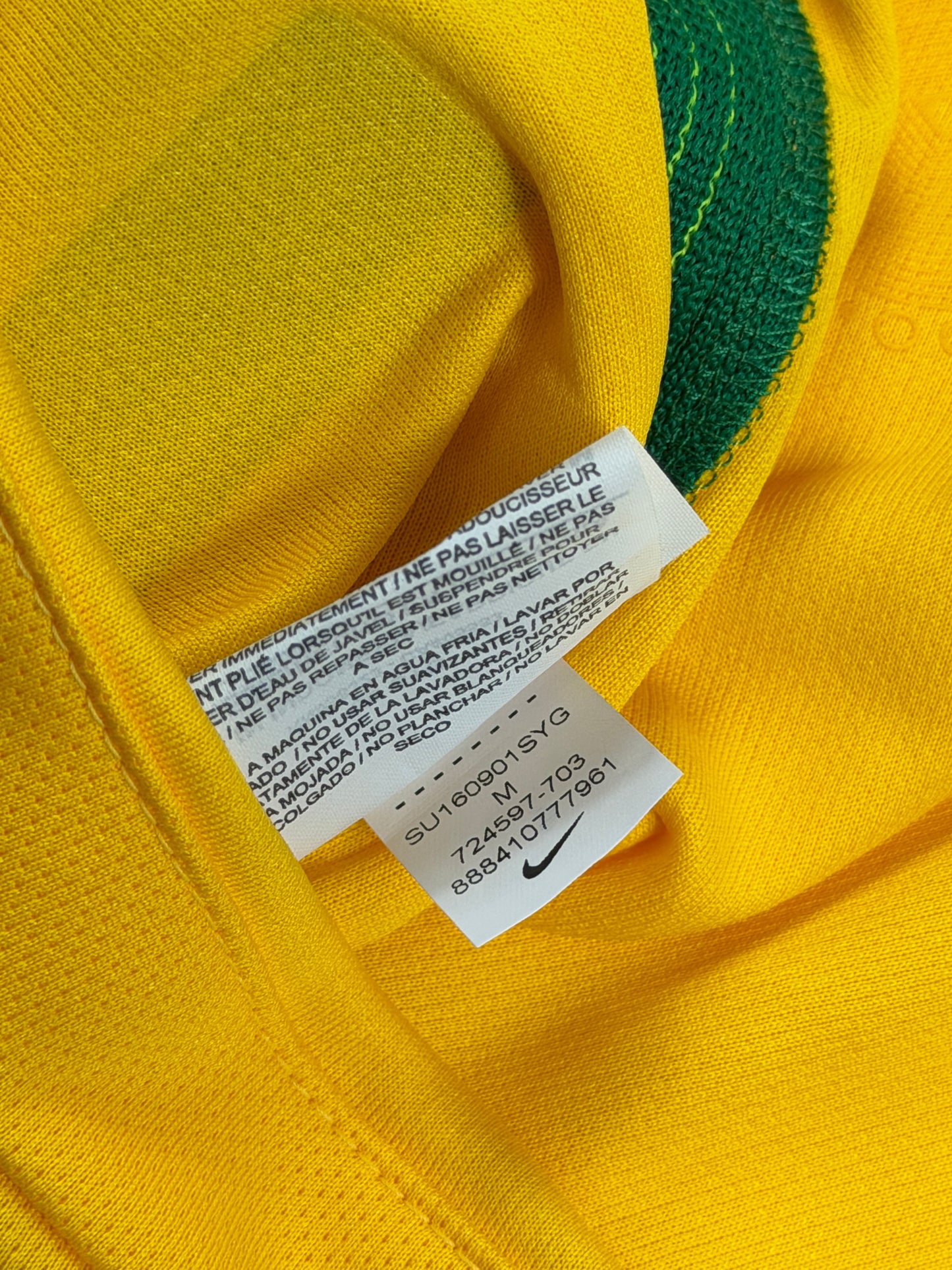 Brazil 2016 Neymar Home Jersey
