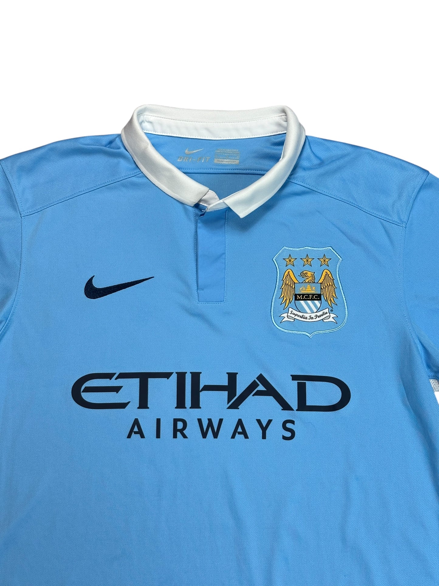 Manchester City 2015/16 Aguero Home Jersey