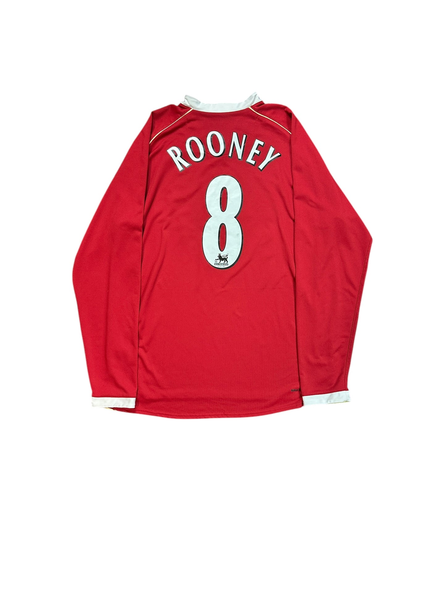 Manchester United 2006/07 Rooney Long Sleeve Home Jersey