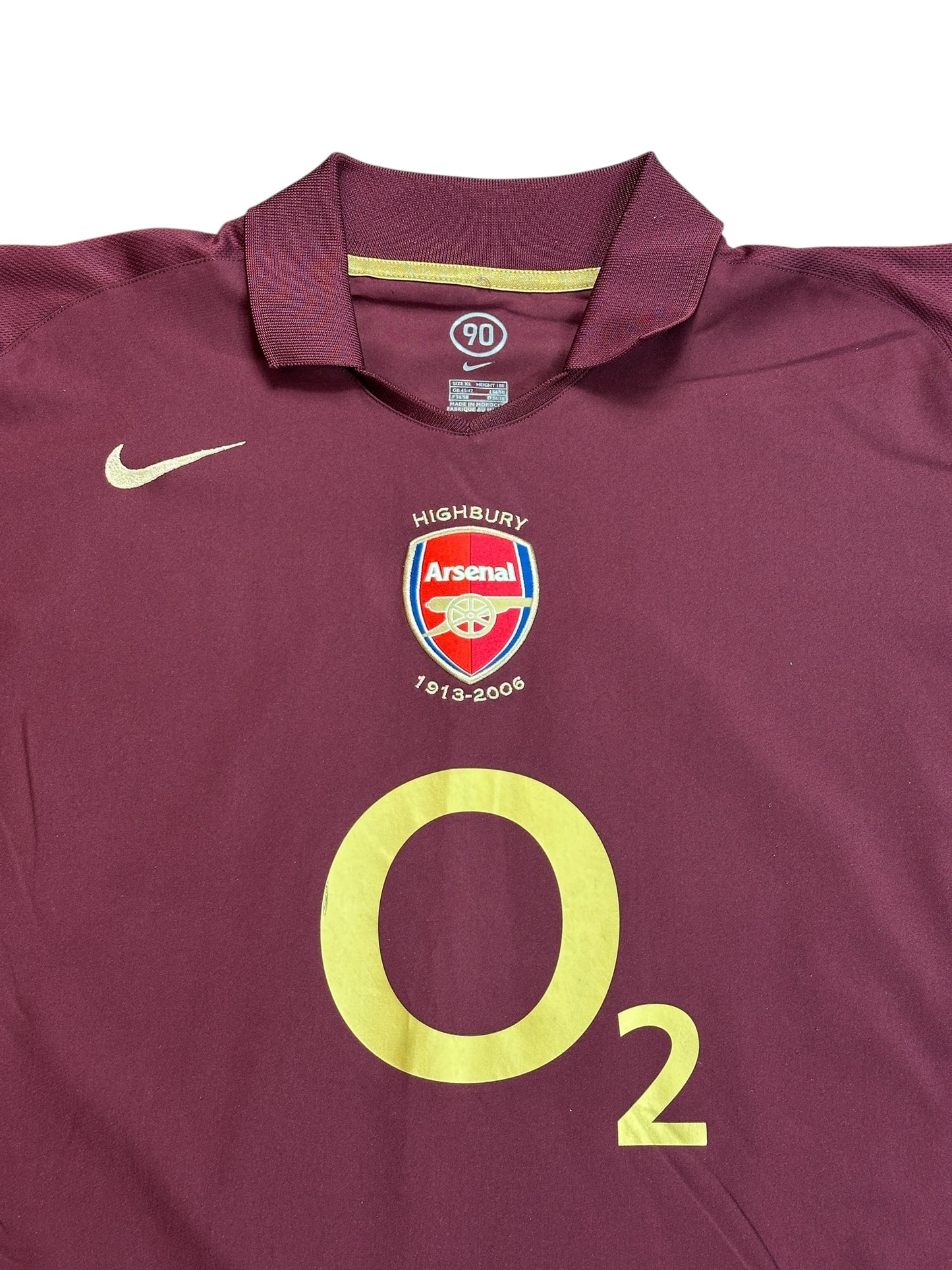 Arsenal 2005/06 Bergkamp Home Jersey