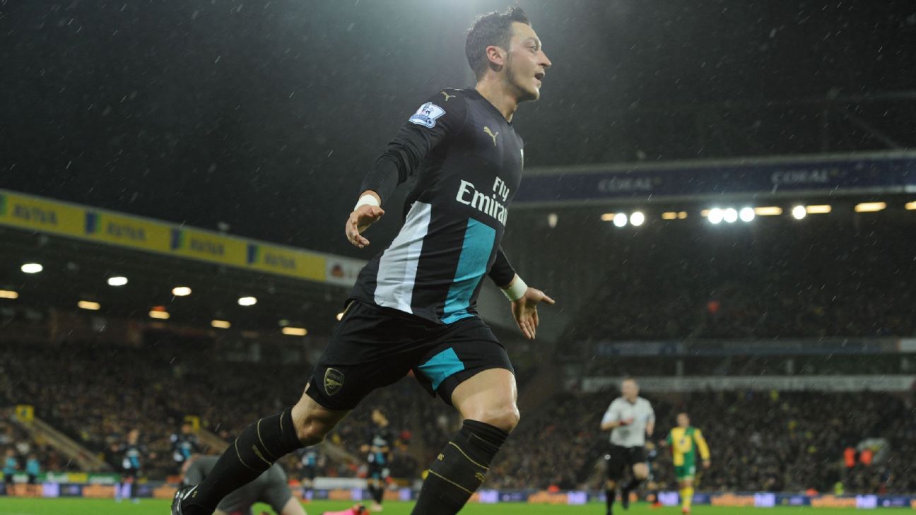 Arsenal 2015/16 Ozil Third Jersey