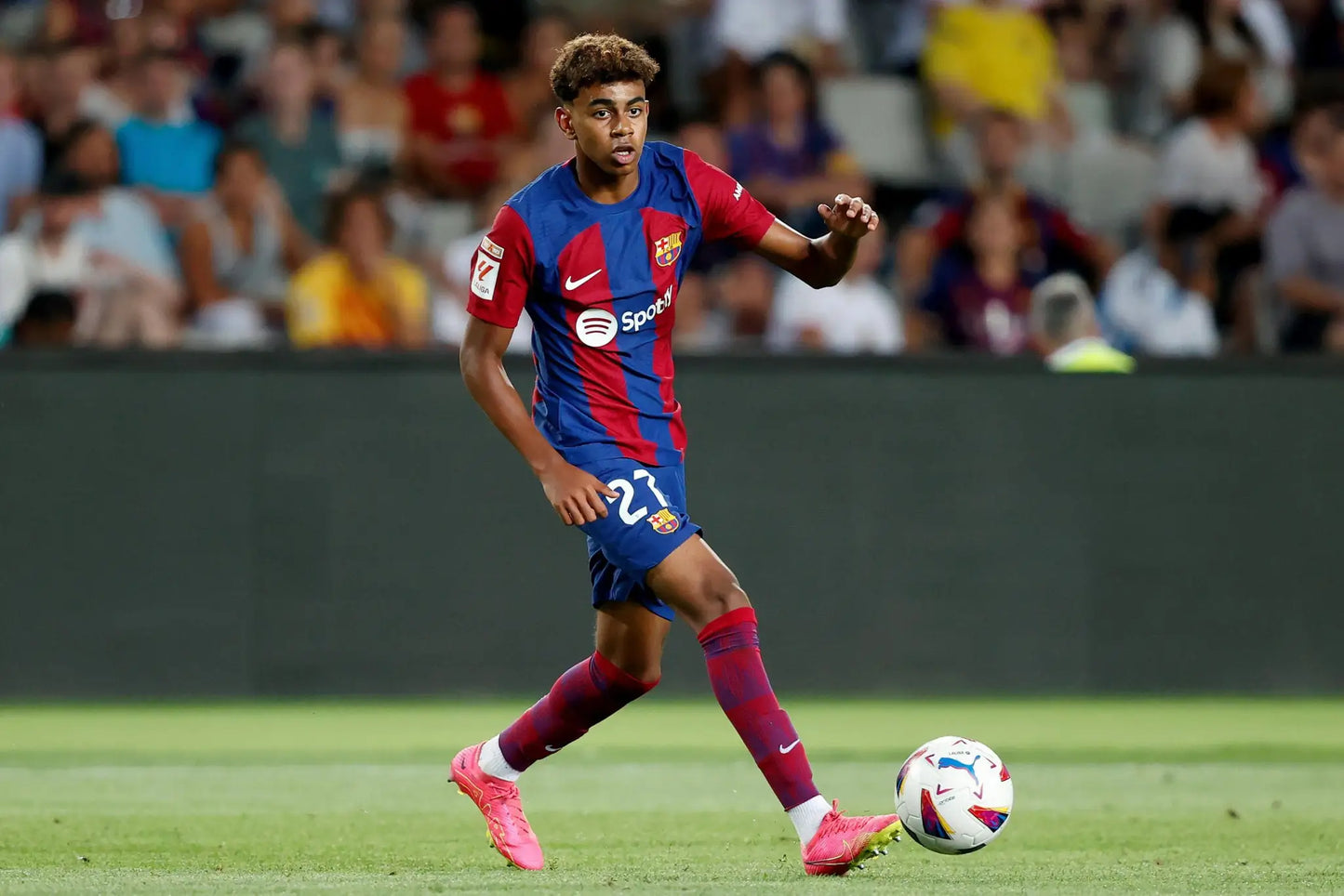 Barcelona 2023/24 Lamine Yamal Home Jersey