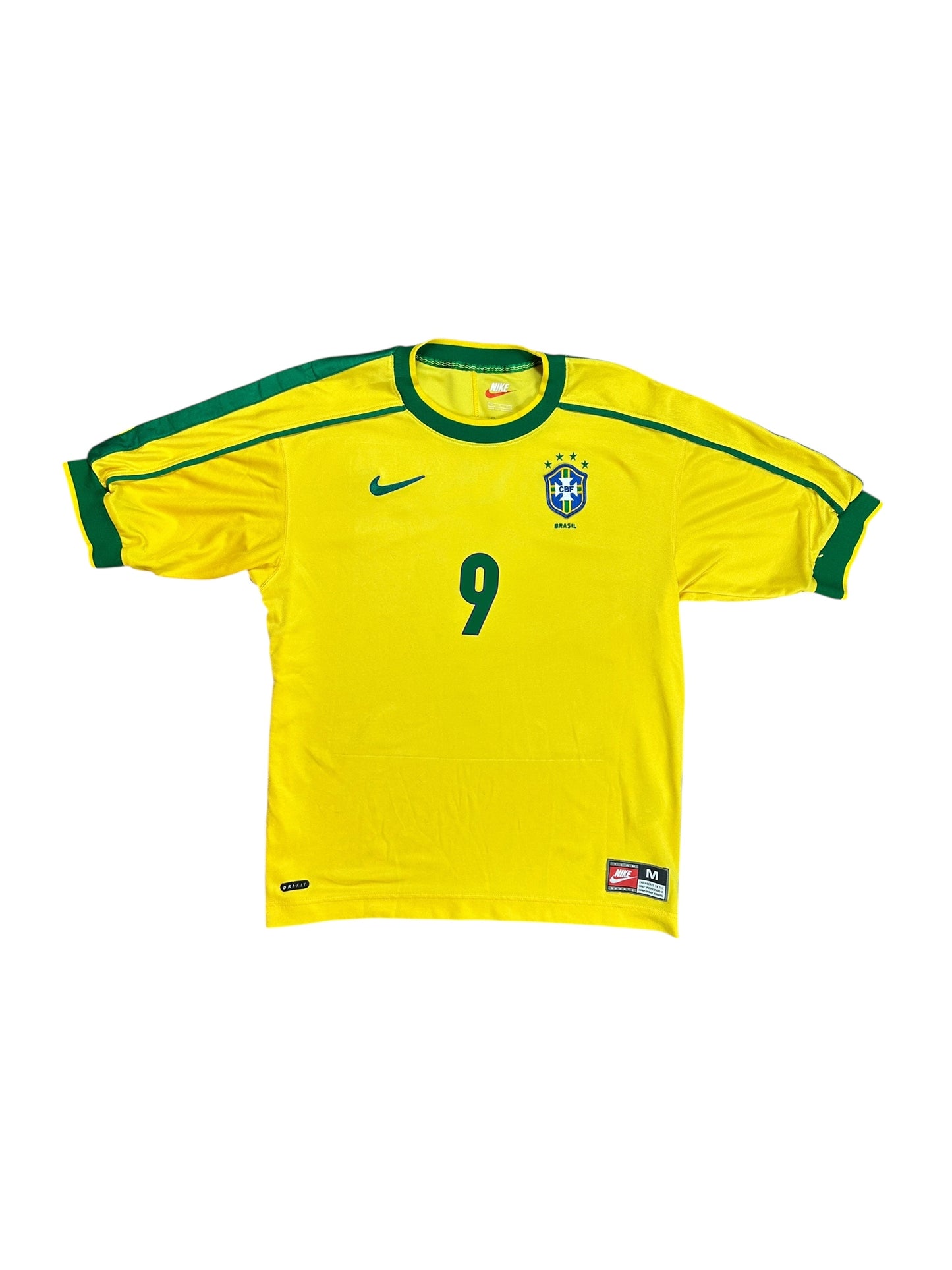 Brazil 1998 Ronaldo Home Jersey