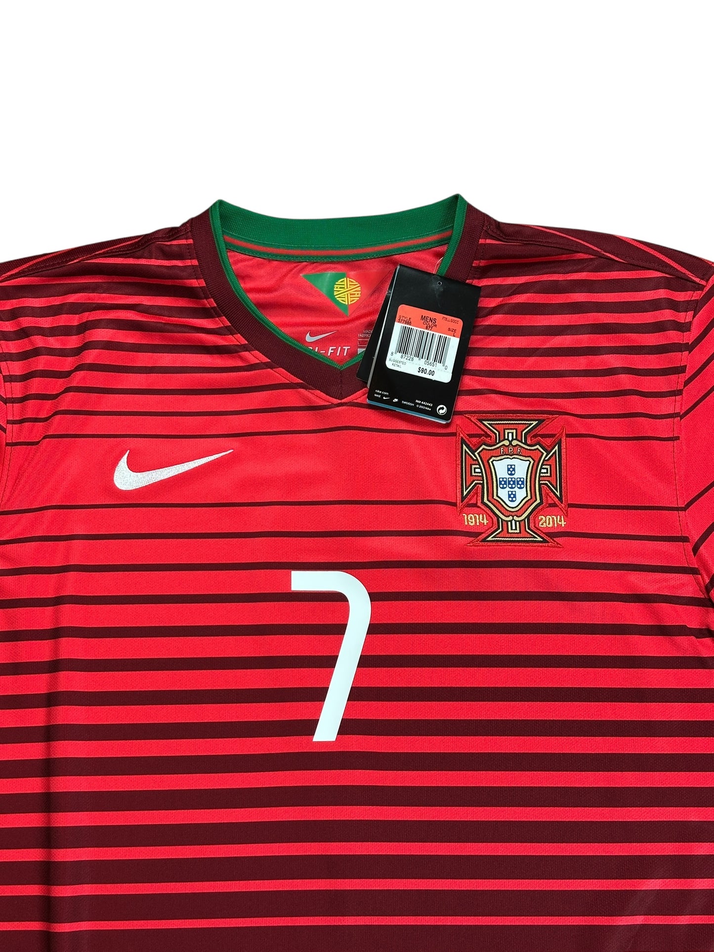 Portugal 2014 Cristiano Ronaldo Home Jersey