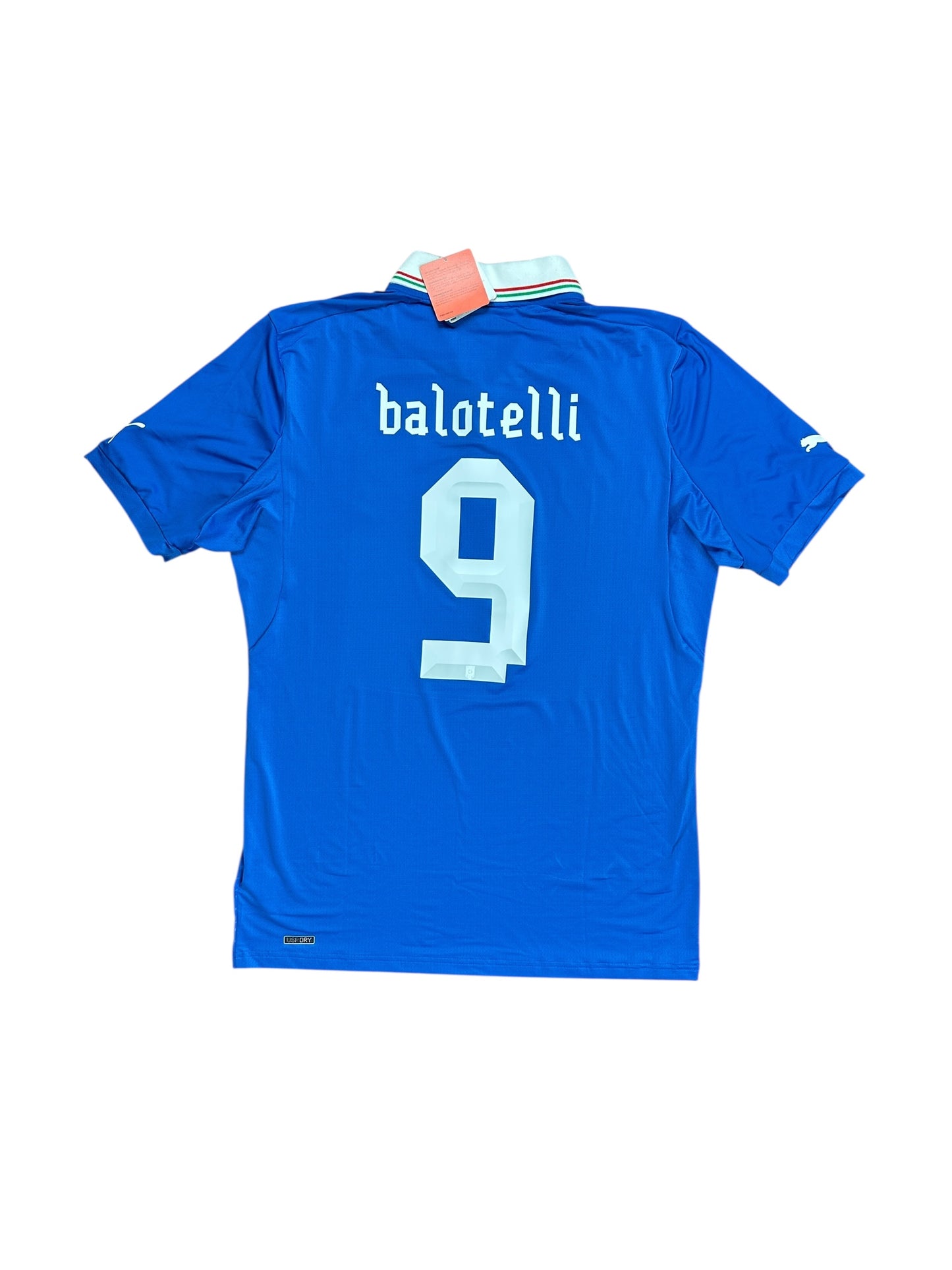 Italy 2012 Balotelli Home Jersey (Player Version)