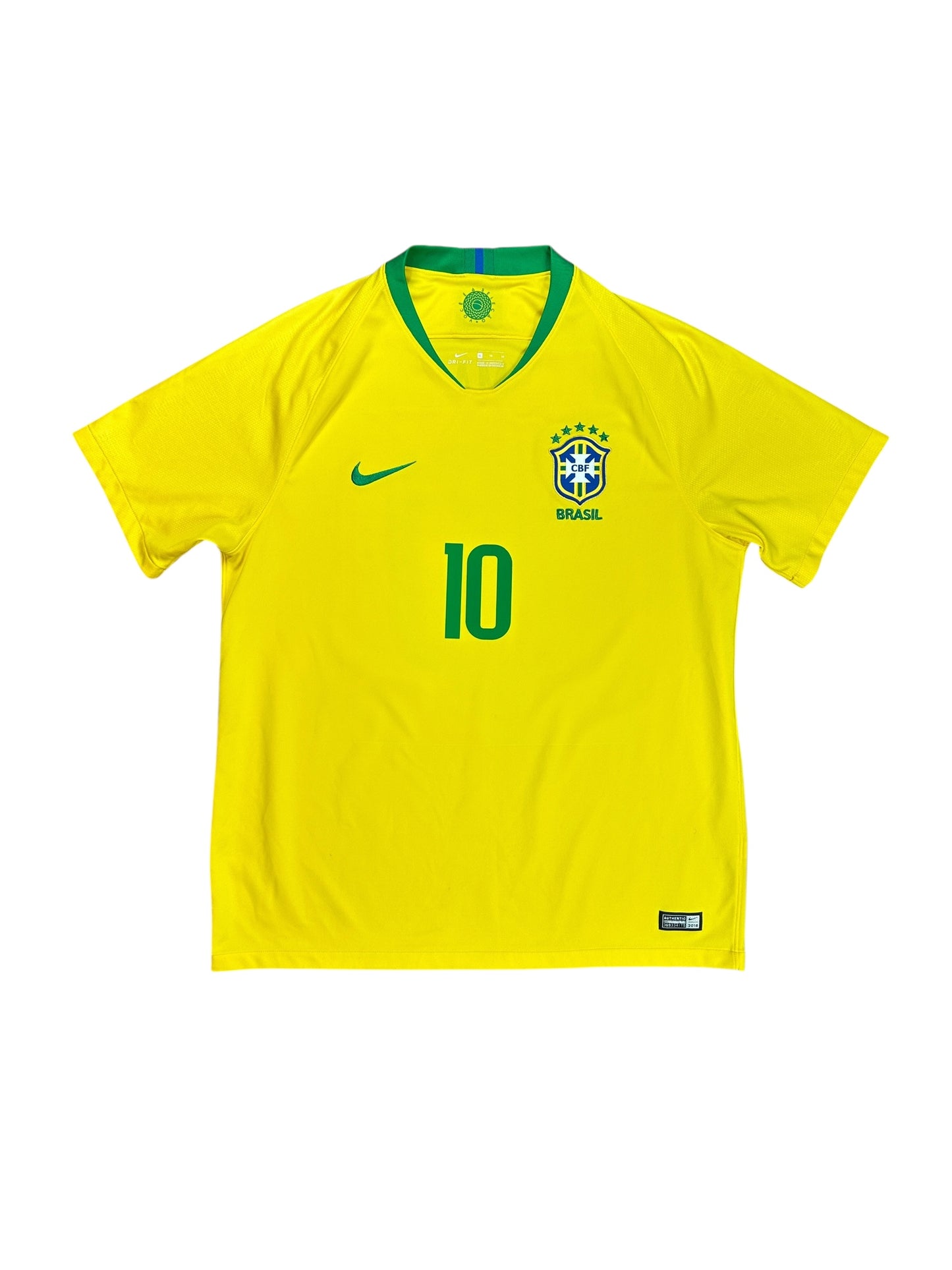 Brazil 2018 Neymar Home Jersey