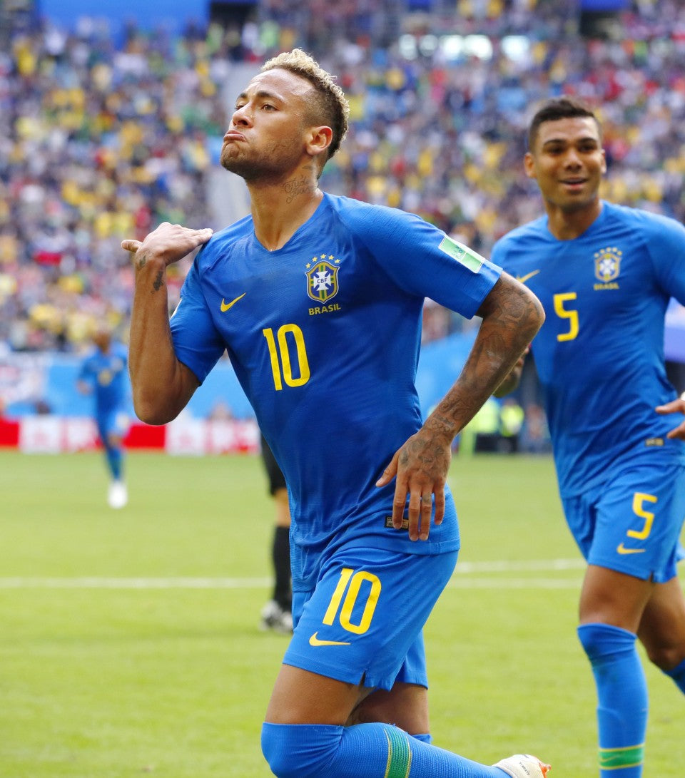 Brazil 2018 Neymar Away Jersey