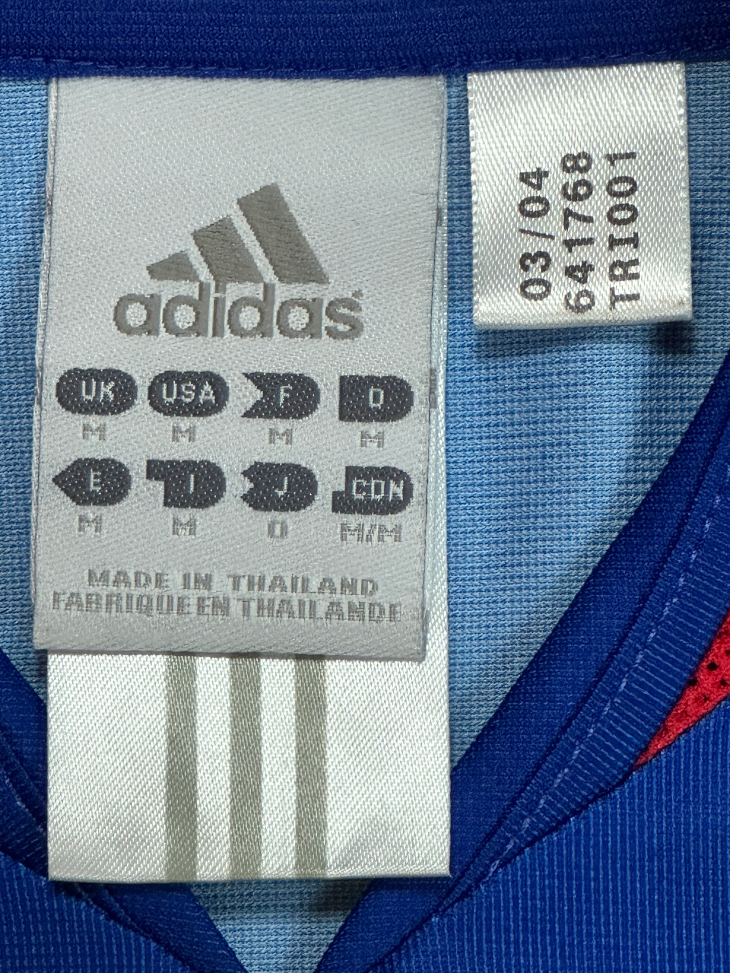 France 2004 Vieira Home Jersey