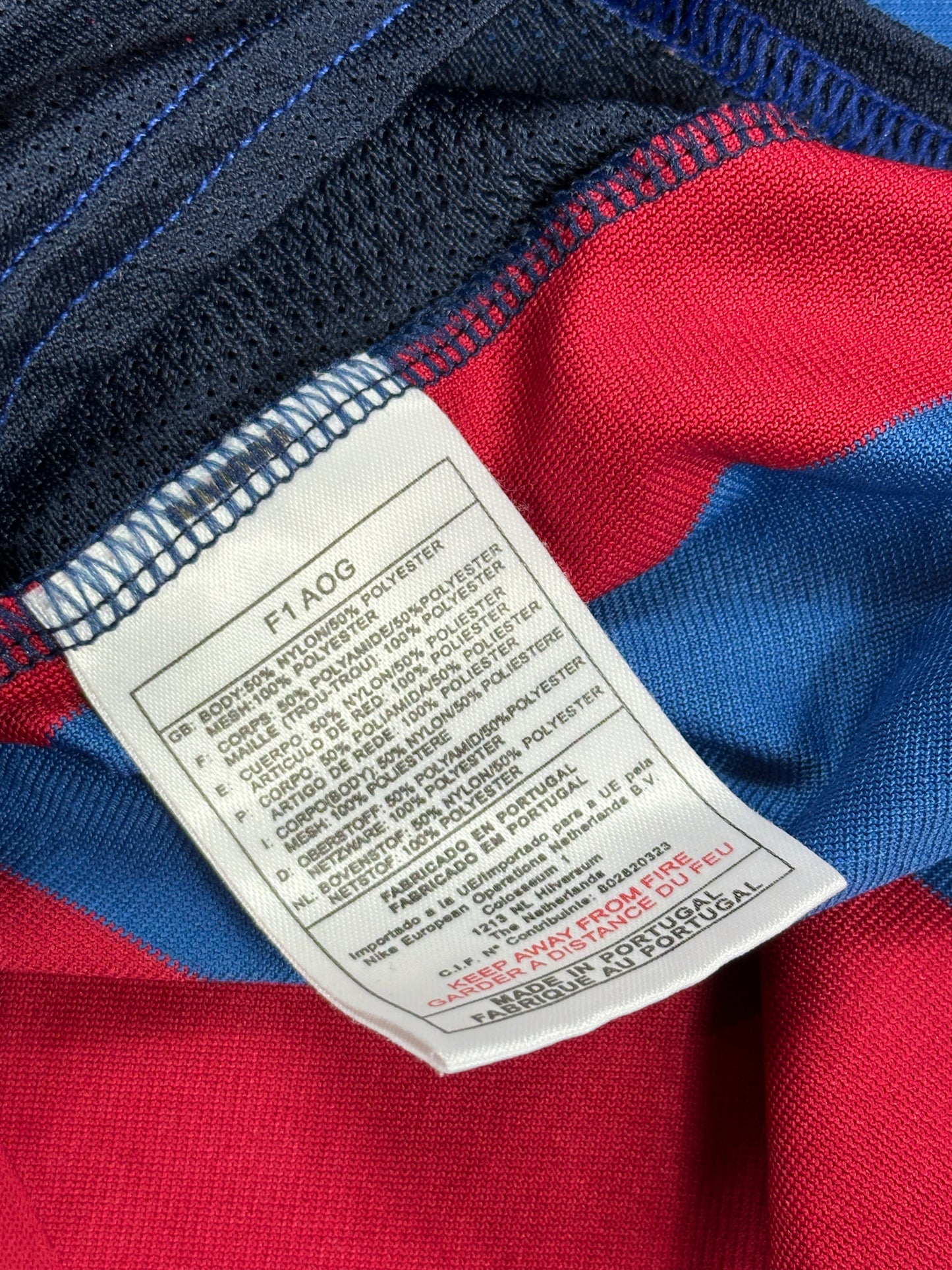 Barcelona 2001/02 Rivaldo Home Jersey