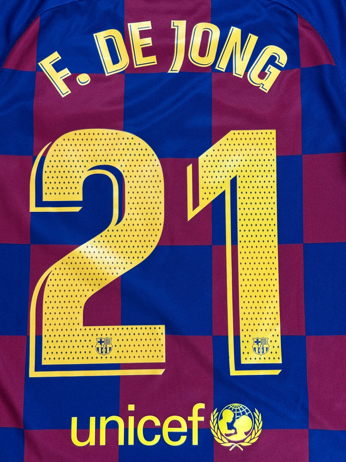 Barcelona 2019/20 De Jong Home Jersey