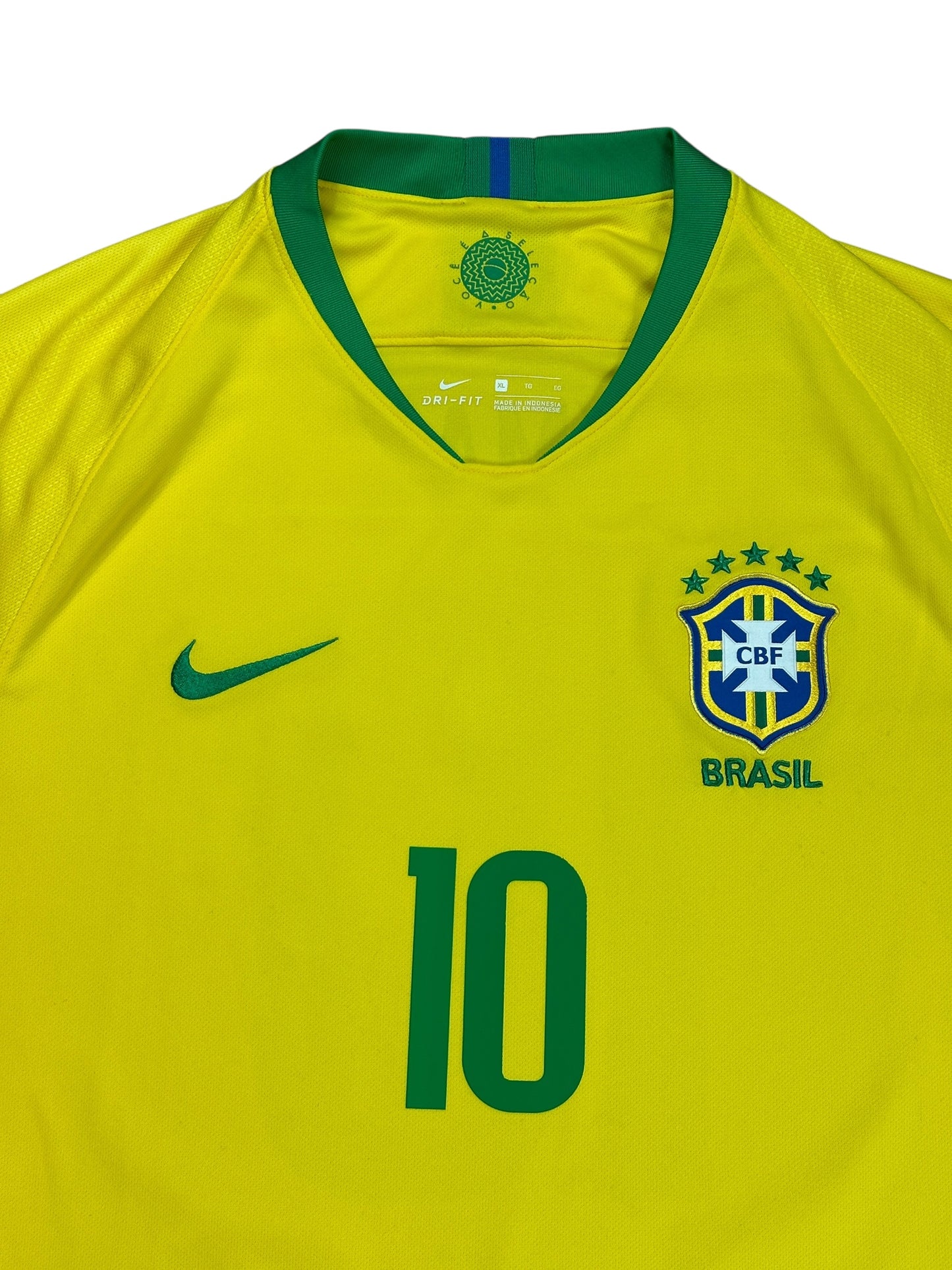 Brazil 2018 Neymar Home Jersey
