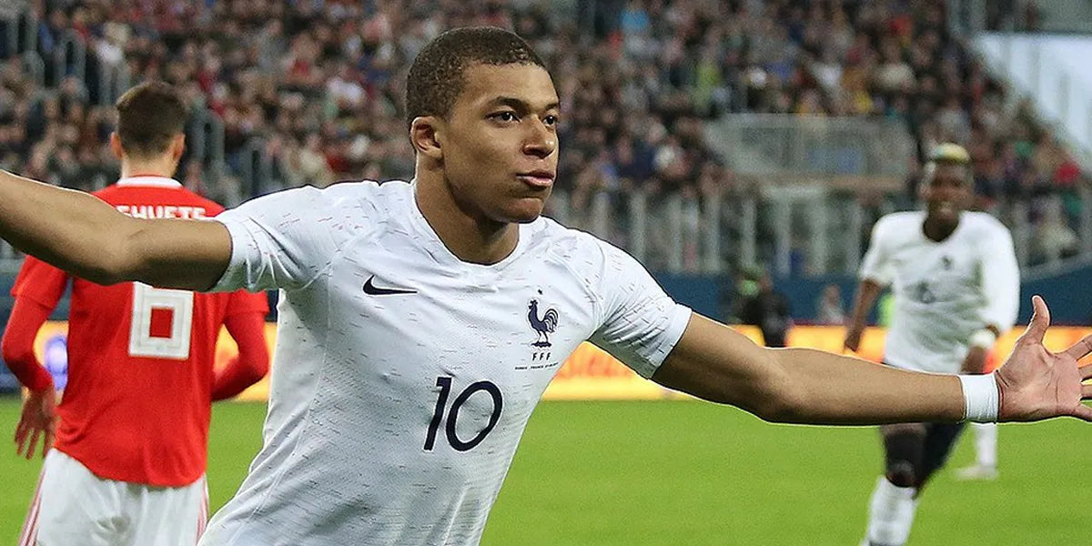 France 2018 Mbappe Away Jersey