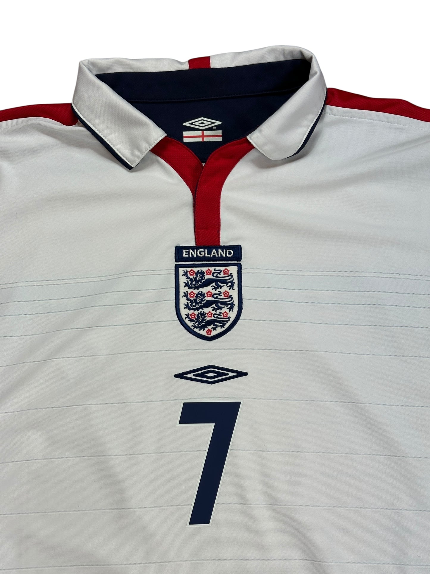 England 2004 Beckham Home Jersey