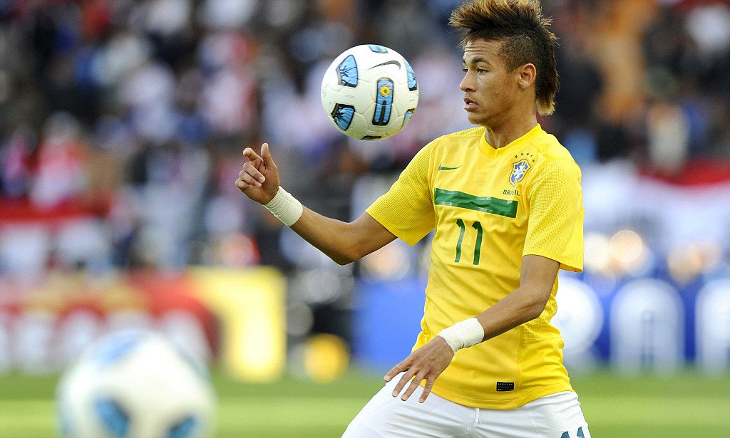 Brazil 2011 Neymar Home Jersey