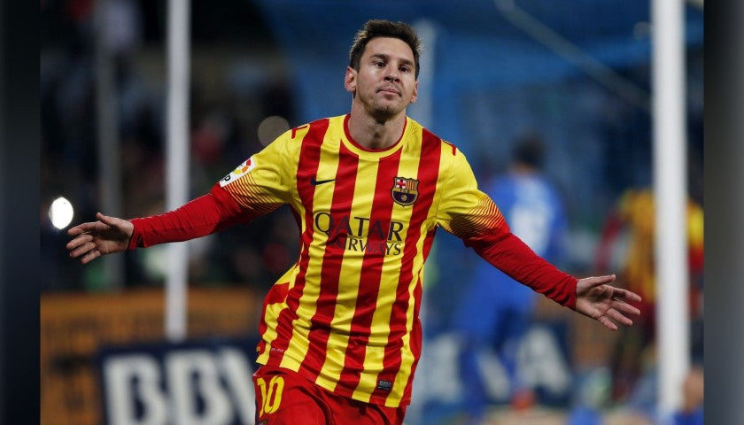 Barcelona 2013/14 Messi Away Jersey