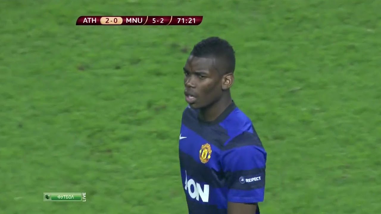 Manchester United 2011/12 Pogba Away Hersey