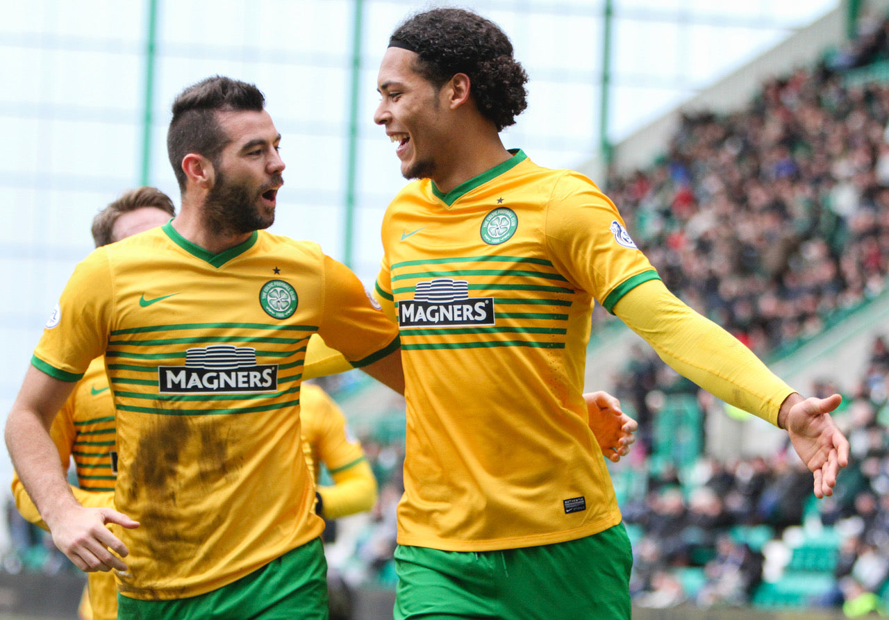 Celtic 2013/14 Virgil Van Dijk Away Jersey