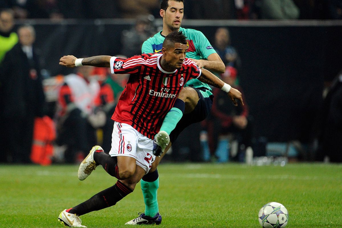 Ac Milan 2011/12 Prince Boateng Home Jersey