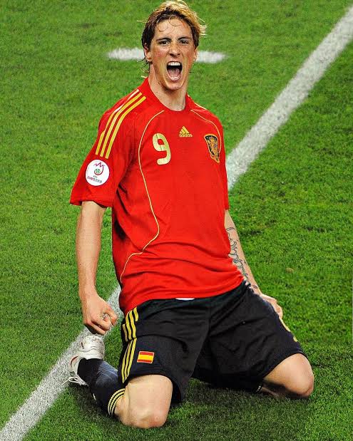 Spain 2008 Torres Home Jersey