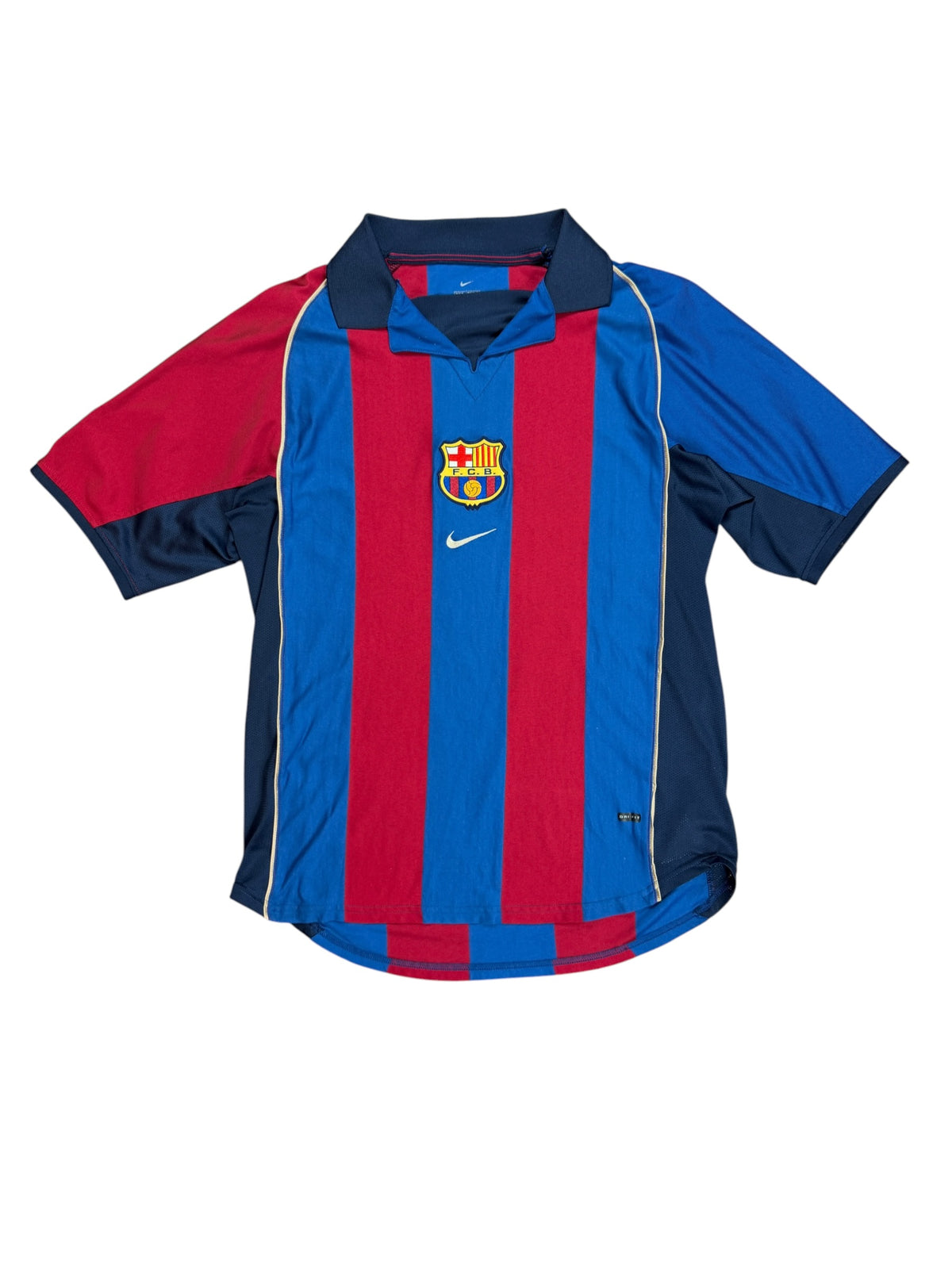 Barcelona 2001/02 Rivaldo Home Jersey