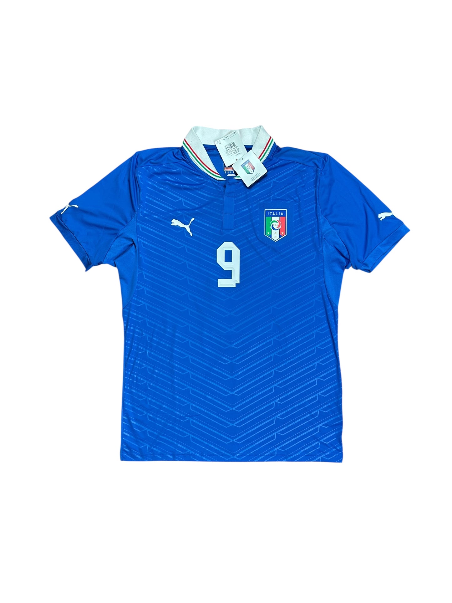Italy 2012 Balotelli Home Jersey (Player Version)