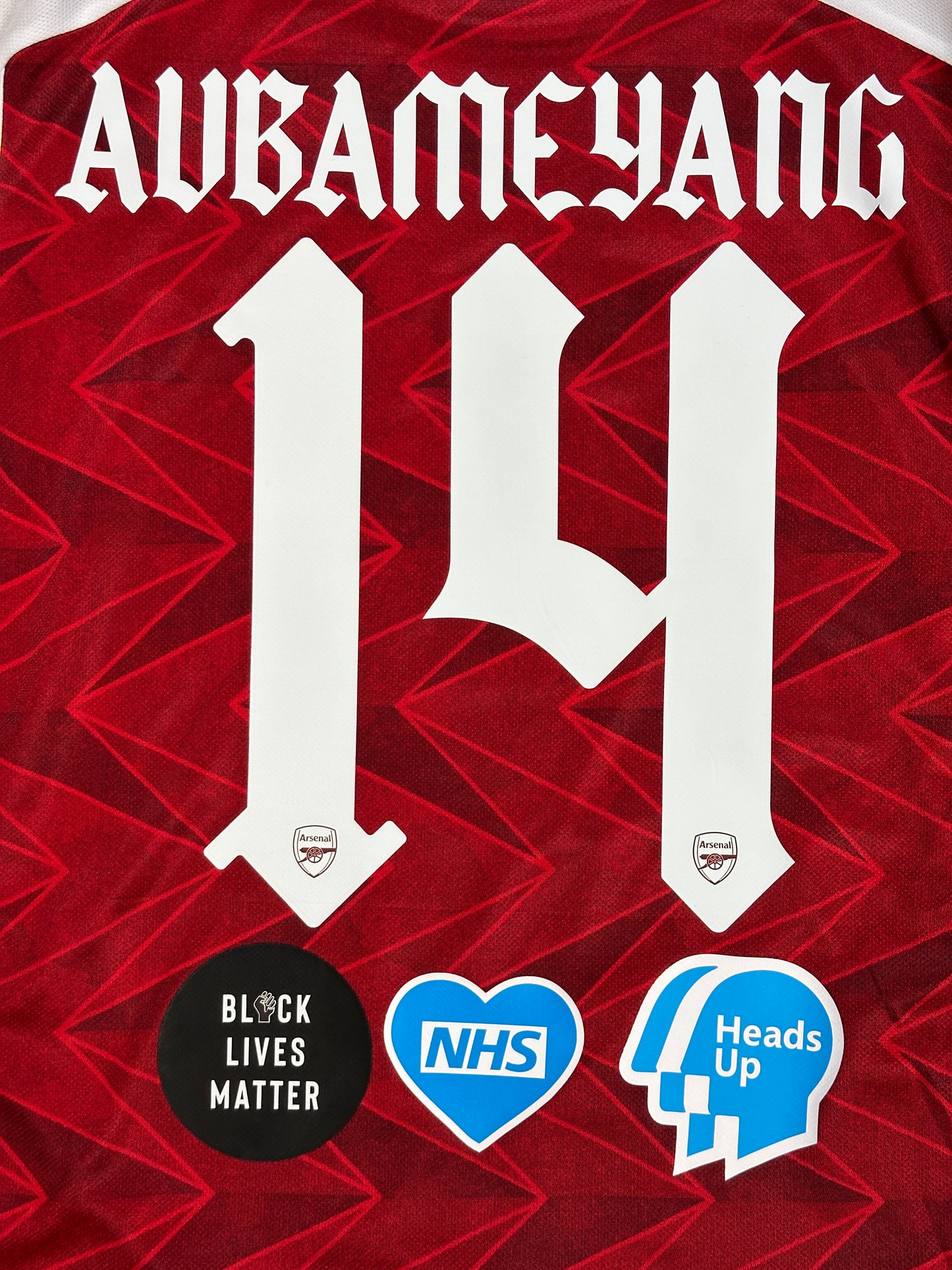 Arsenal 2020/21 Aubameyang Home Jersey