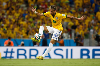 Brazil 2014 Neymar Home Jersey
