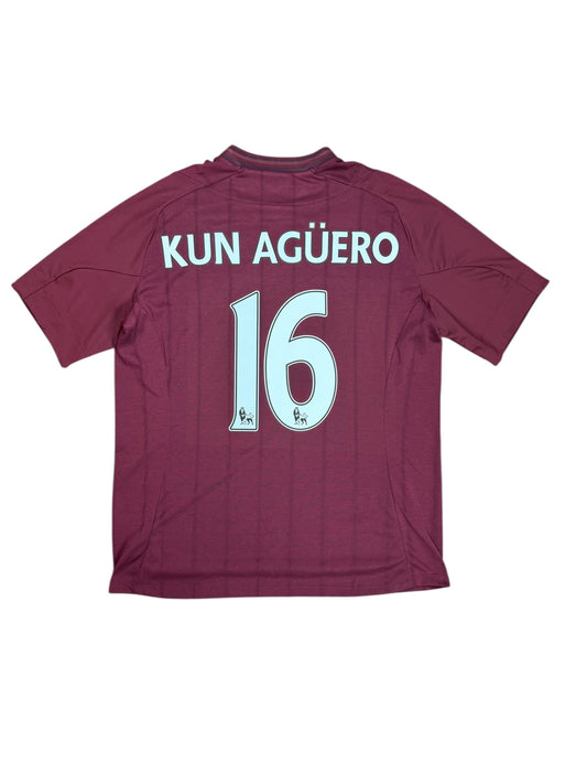 Manchester City 2012/13 Aguero Away Jersey