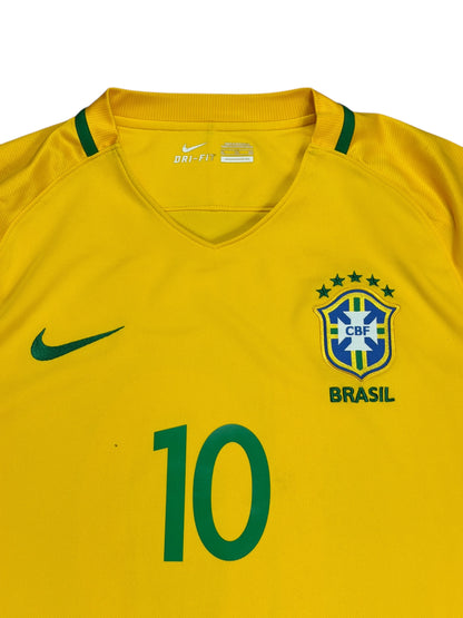 Brazil 2016 Neymar Home Jersey