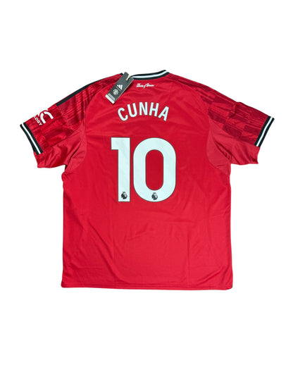 Manchester United 2025/26 Cunha Home Jersey