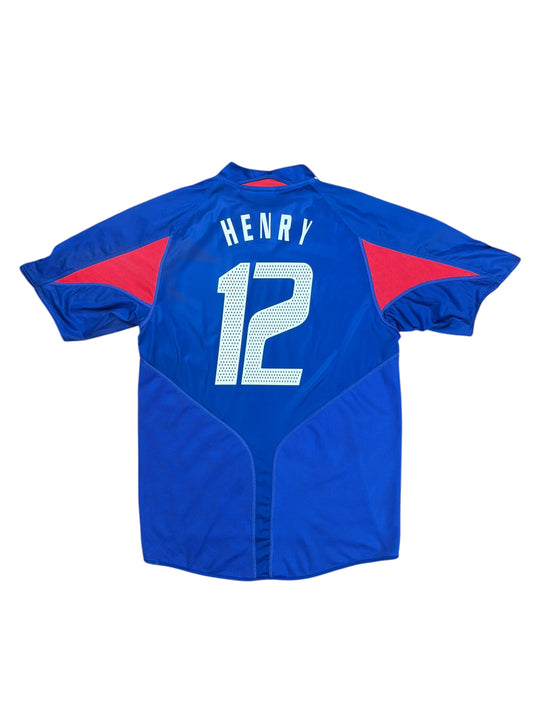 France 2004 Henry Home Jersey