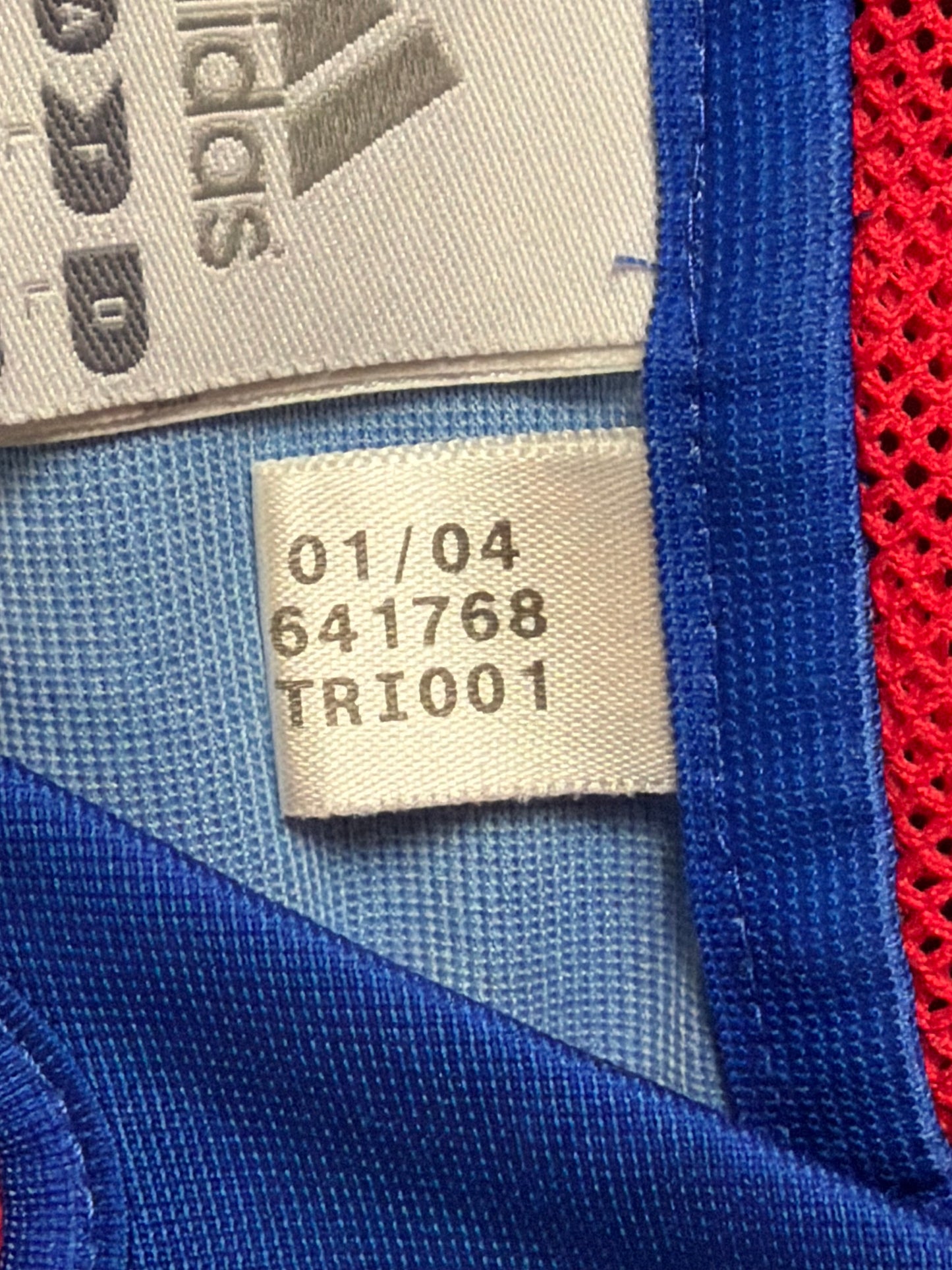 France 2004 Vieira Home Jersey