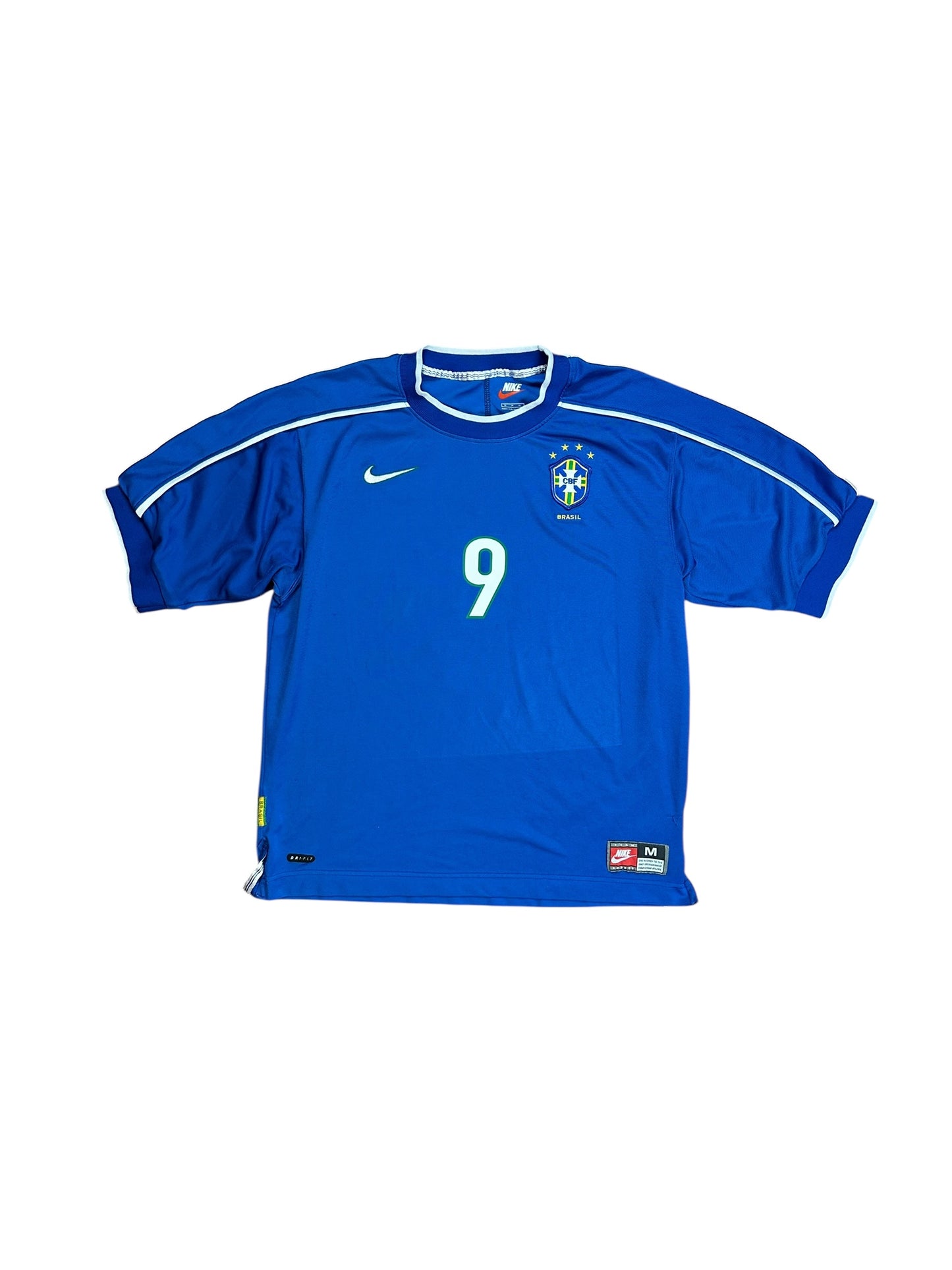 Brazil 1998 Ronaldo Home Jersey