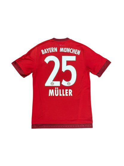 Bayern Munich 2015/16 Muller Home Jersey