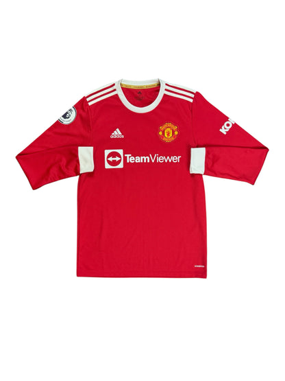 Manchester United 2021/22 Cristiano Ronaldo Long Sleeve Home Jersey