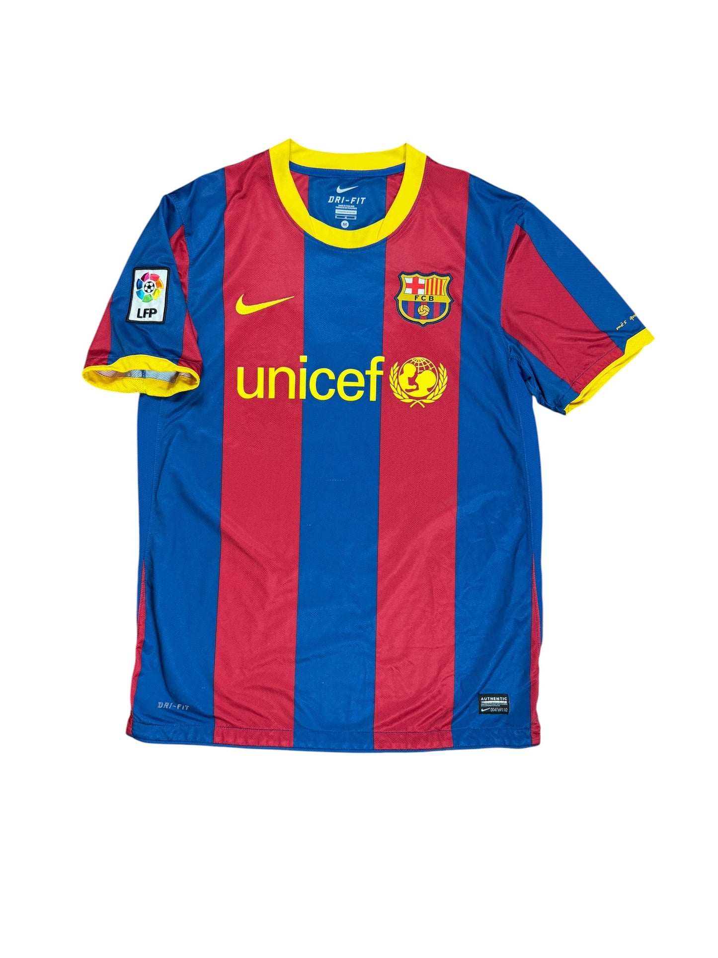 Barcelona 2010/11 David Villa Home Jersey