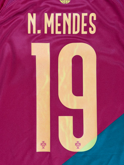 Portugal 2022 Nuno Mendes Home Jersey